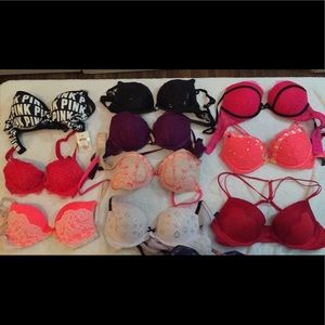 10 Victoria secret bra’s